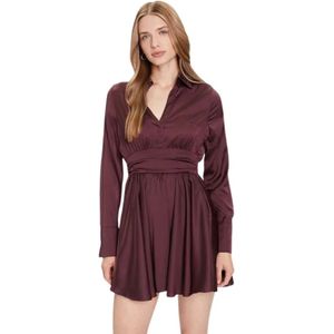Guess, Dames, Jurken, Rood, Maat: XS Poliester,