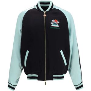 Casablanca, Heren, Jassen, Veelkleurig, Maat: M Satijn,