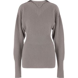 Rick Owens, Dames, Truien, Grijs, Maat: L