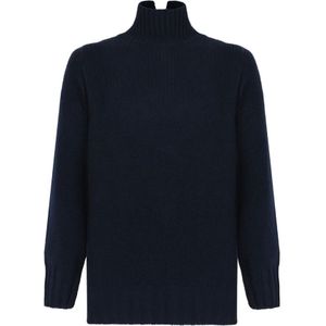 Douuod Woman, Dames, Truien, Blauw, Maat: XS