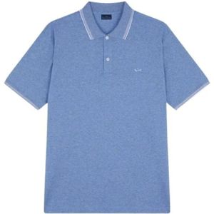 Paul & Shark, Heren, Tops, Blauw, Maat: 2XL Katoen,
