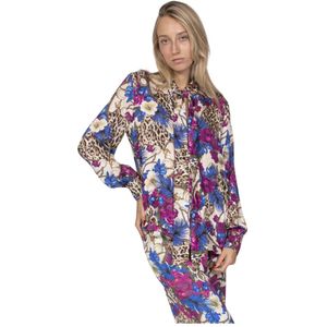 Just Cavalli, Dames, Blouses & Shirts, Veelkleurig, Maat: XS