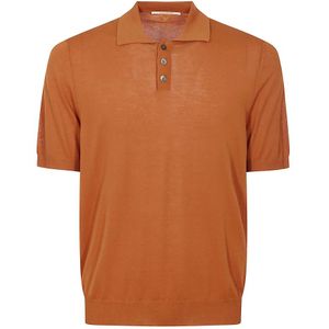 Hindustrie, Heren, Tops, Oranje, Maat: L Katoen,