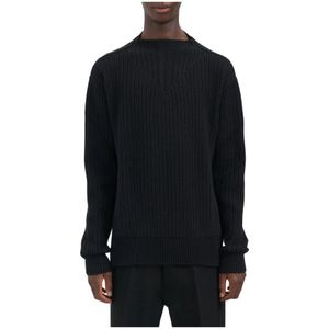 Rick Owens, Heren, Truien, Zwart, Maat: M Wol,