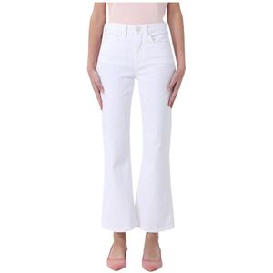 Pinko, Dames, Jeans, Wit, Maat: W32 Katoen,