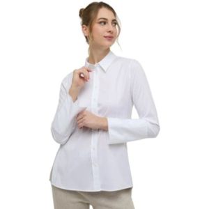 Eterna, Dames, Blouses & Shirts, Wit, Maat: XL
