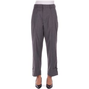 Dondup, Dames, Broeken, Grijs, Maat: W25 Katoen,