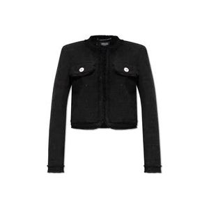 Versace Tweed blazer , Black , Dames , Maat: 2XS