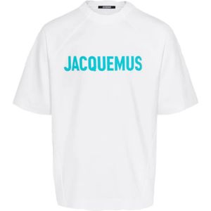 Jacquemus, Heren, Tops, Wit, Maat: S Katoen,
