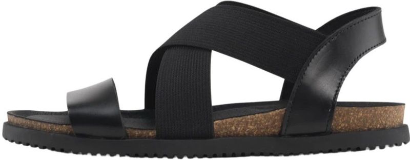 Nature Footwear - Mona Sandal - Sandalen - Zwart - Leer - Natuurlijk Rubber