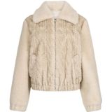 Regular fit jack van imitatiebont