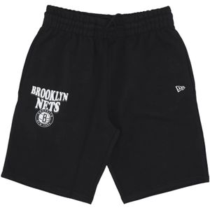 New Era, Heren, Korte broeken, Zwart, Maat: L Katoen,
