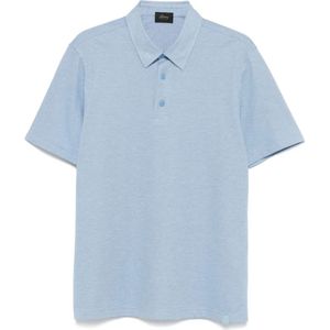 Brioni, Heren, Tops, Blauw, Maat: XL Katoen,