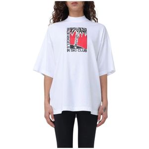 Palm Angels, Dames, Tops, Wit, Maat: S