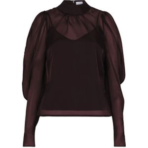 Dante 6, Dames, Blouses & Shirts, Bruin, Maat: XS Viscose,