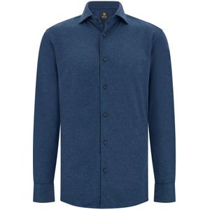 Boggi Milano - Piqué Polo Shirt - Blauw - Regular Fit