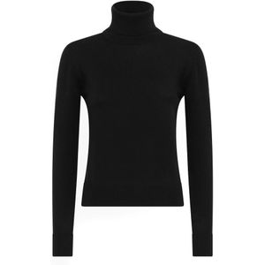 Alpha Studio, Dames, Truien, Zwart, Maat: L Wol,