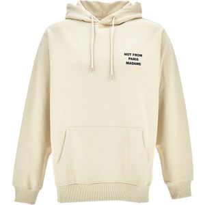 Drole de Monsieur, Heren, Sweatshirts & Hoodies, Beige, Maat: XL Katoen,