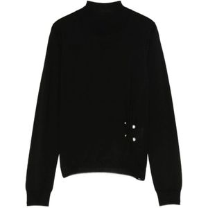 Liu Jo, Dames, Truien, Zwart, Maat: XS Wol,