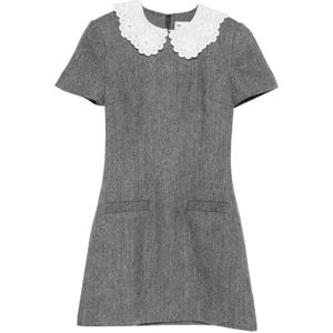 Self Portrait, Dames, Jurken, Grijs, Maat: 3XS