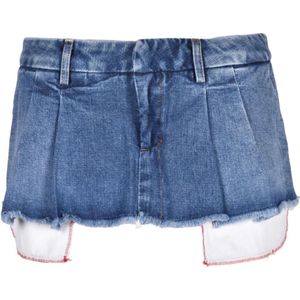 Dondup, Dames, Korte broeken, Blauw, Maat: W28 Katoen,