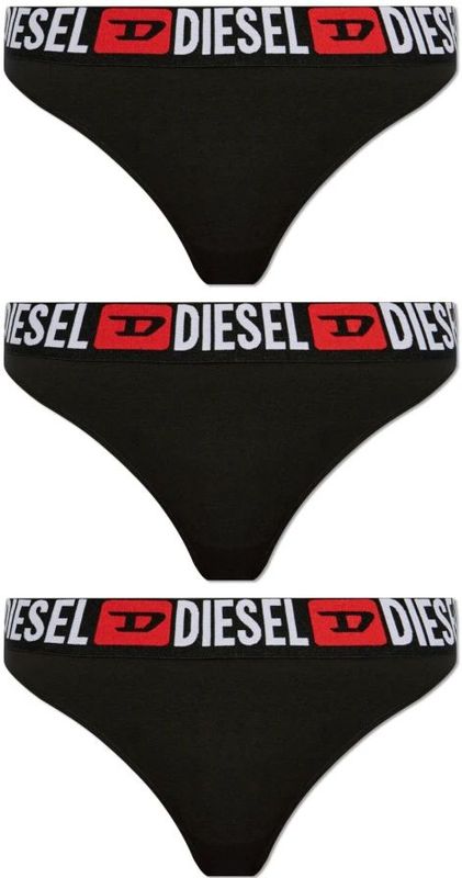 Diesel, Dames, Ondergoed, Zwart, Maat: L Katoen,