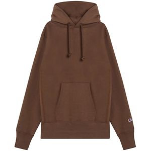 Champion, Heren, Sweatshirts & Hoodies, Bruin, Maat: S