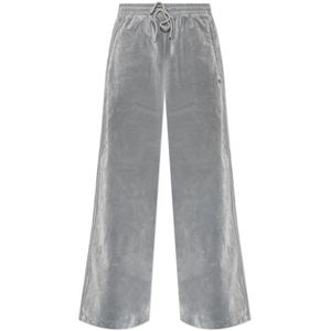 Adidas Originals, Dames, Broeken, Grijs, Maat: XS Velours,