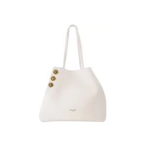 Balmain Leather handbags , White , Dames , Maat: ONE Size