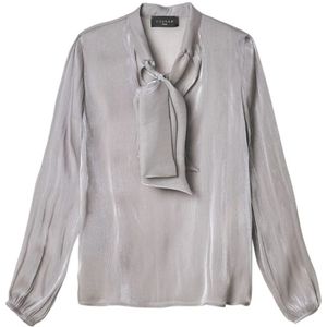 Gaëlle Paris, Dames, Blouses & Shirts, Grijs, Maat: XS Poliester,