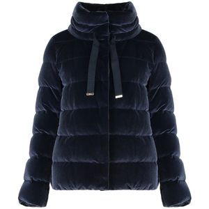 Herno - Damesjas - Blauw - 90% Dons - Winterjas