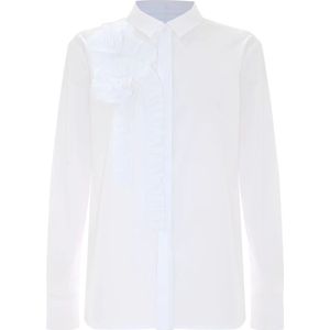Kocca, Dames, Blouses & Shirts, Wit, Maat: L Viscose,