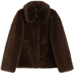 Weekend Max Mara, Dames, Jassen, Bruin, Maat: XS Viscose,