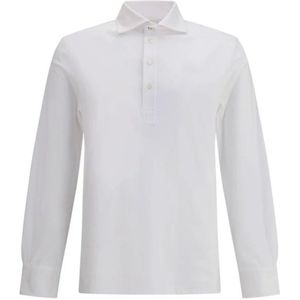 Brunello Cucinelli, Heren, Tops, Wit, Maat: XL Katoen,