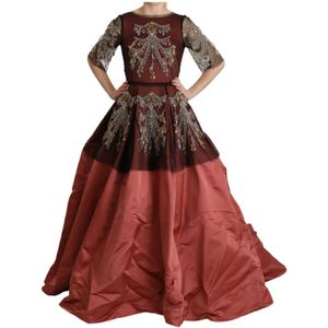 Dolce & Gabbana, Dames, Jurken, Veelkleurig, Maat: XS Zijde,