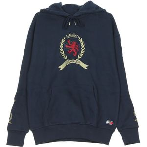 Tommy Hilfiger, Dames, Sweatshirts & Hoodies, Blauw, Maat: S Katoen,