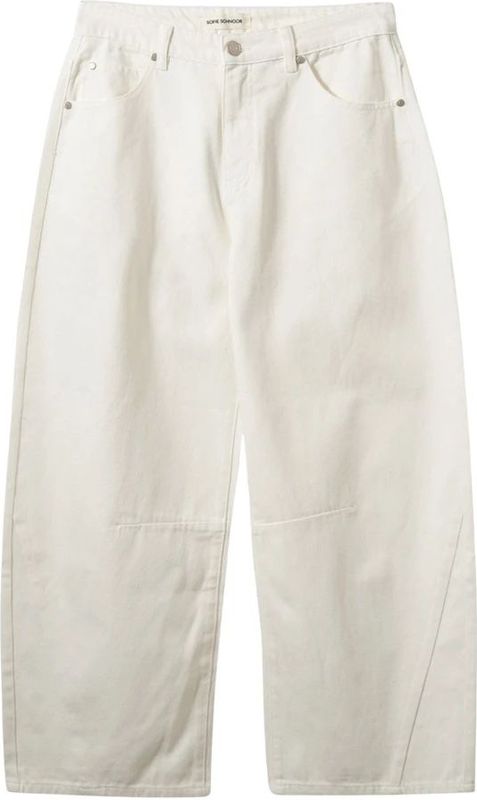 Sofie Schnoor - Tomarsw Broeken - Beige - Dames - Katoen