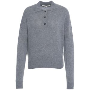 Second Female, Dames, Truien, Grijs, Maat: S Wol,