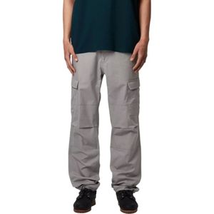 Carhartt Wip, Heren, Broeken, Beige, Maat: W34 Katoen,