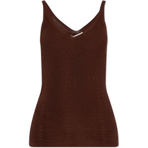 Aeron, Dames, Tops, Bruin, Maat: M Katoen,