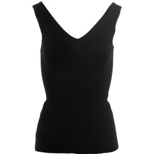 Crush, Dames, Tops, Zwart, Maat: S