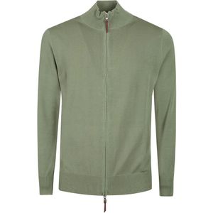 Ballantyne, Heren, Truien, Groen, Maat: 2XL Katoen,