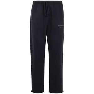 Fear Of God, Heren, Broeken, Zwart, Maat: XL Fleece,