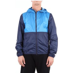 Woolrich, Heren, Jassen, Blauw, Maat: XL Polyamide,