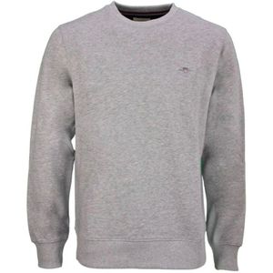 Gant, Heren, Sweatshirts & Hoodies, Grijs, Maat: S Katoen,