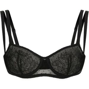 Dolce & Gabbana, Dames, Ondergoed, Zwart, Maat: S Katoen,