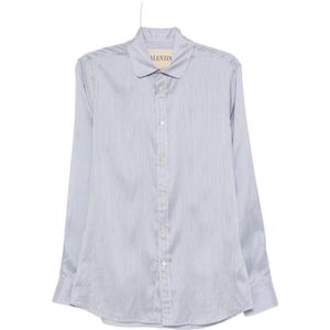 Valentino Garavani, Heren, Overhemden, Blauw, Maat: XL
