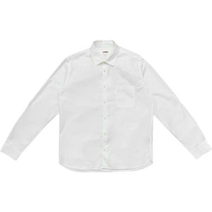 YMC You Must Create, Heren, Overhemden, Wit, Maat: S Katoen,