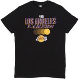 New Era - T-shirt - Zwart - Los Angeles Lakers - Katoen
