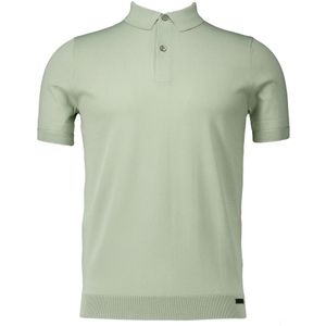 Genti - Lichtgroene Polo - Heren - Poloshirts